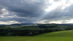 Clouds nature fields