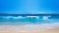 Clouds nature sand horizon