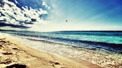 Clouds nature Sea Beaches