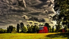 Clouds nature skyscapes farm