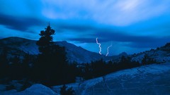 Clouds nature Trees storm