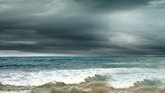 Clouds nature waves skyscapes