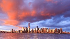 Clouds ocean cityscapes