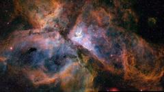 Clouds outer space nebulae