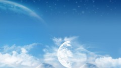 Clouds outer space planets