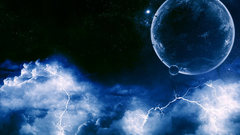 Clouds outer space planets