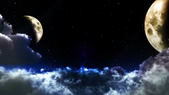 Clouds outer space Stars