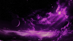 Clouds outer space Stars