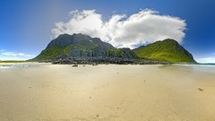 Clouds panorama Beaches