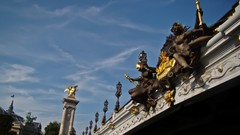 Clouds Paris France Bridges rivers skies blue skies