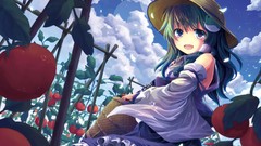 Clouds Plants snakes hats vegetables tomatoes blush smiling 