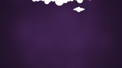 Clouds purple minimalistic simplistic