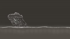 Clouds rain