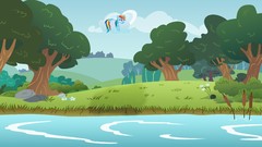 Clouds rainbow dash bored My Little Pony: Friendship is Magic 
