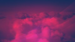 Clouds red pink
