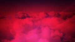 Clouds red pink