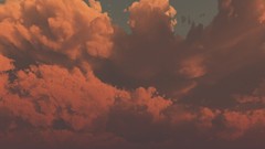 Clouds red weather skies cgi