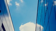 Clouds reflections buildings skyscapes