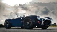 Clouds retro roads old cars shelby cobra