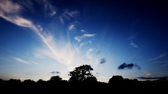 Clouds silhouettes skyscapes