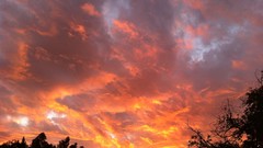 Clouds silhouettes skyscapes