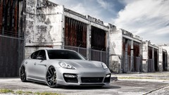 Clouds silver cars Porsche vehicles Chain Link Fence skyscapes