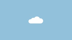Clouds simple minimalistic artwork Simple Background