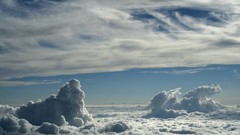 Clouds skies