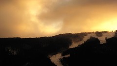 Clouds Skiing skyscapes