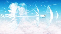 Clouds sky Anime sleeping anime girls asgr