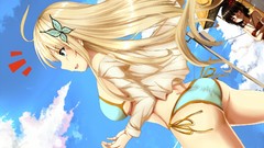 Clouds sky long hair anime girls boku wa tomodachi ga sukunai 