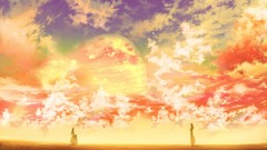 Clouds sky moon skies scenic