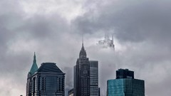 Clouds Skyscrapers architecture buildings cityscapes