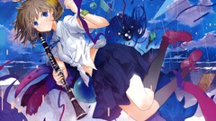 Clouds sneakers Books socks navel Ribbons schoolgirls 