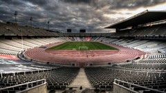 Clouds stadium FC Barcelona