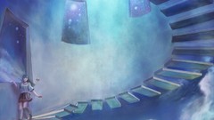 Clouds stairways fantasy art