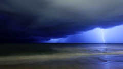 Clouds storm overcast Lightning