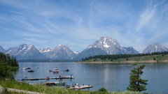Clouds streaming over Mountains