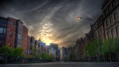 Clouds street cityscapes