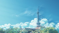 Clouds summer sky scenic