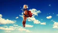 Clouds superheroes dc comics supergirl skyscapes