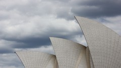 Clouds Sydney sydney opera house