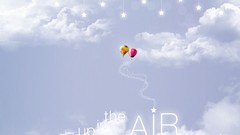 Clouds text air hot air balloons