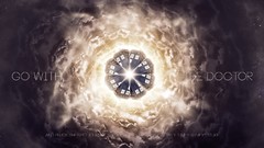 Clouds text Doctor Who outer space tardis artwork Quotes