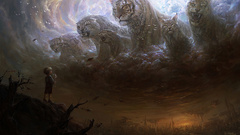 Clouds Tigers skyscapes