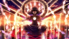 Clouds touhou autumn leaves