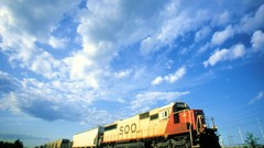 Clouds trains skyscapes train