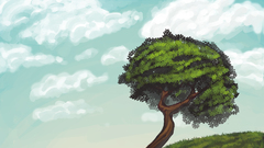 Clouds Trees artwork