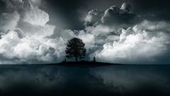 Clouds Trees Islands