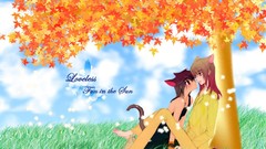 Clouds Trees leaves grass